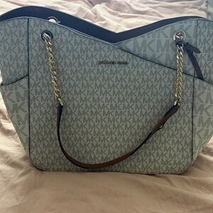 Michael Kors Monogram Cream Tote